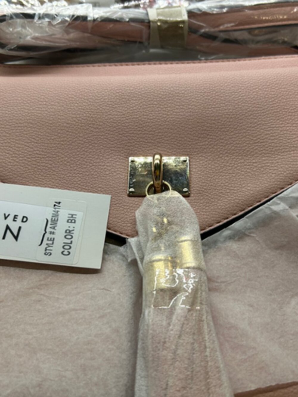 Emperia Elva Envelope Flap Crossbody Bag Blush NWT